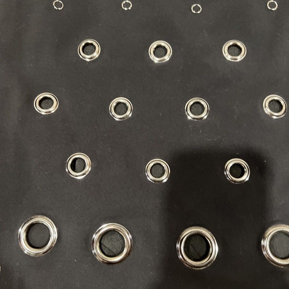 Worthington Skirt Women’s Size 10 Black Zipper Back‎ Rivet Core Metal - Picture 2 of 13